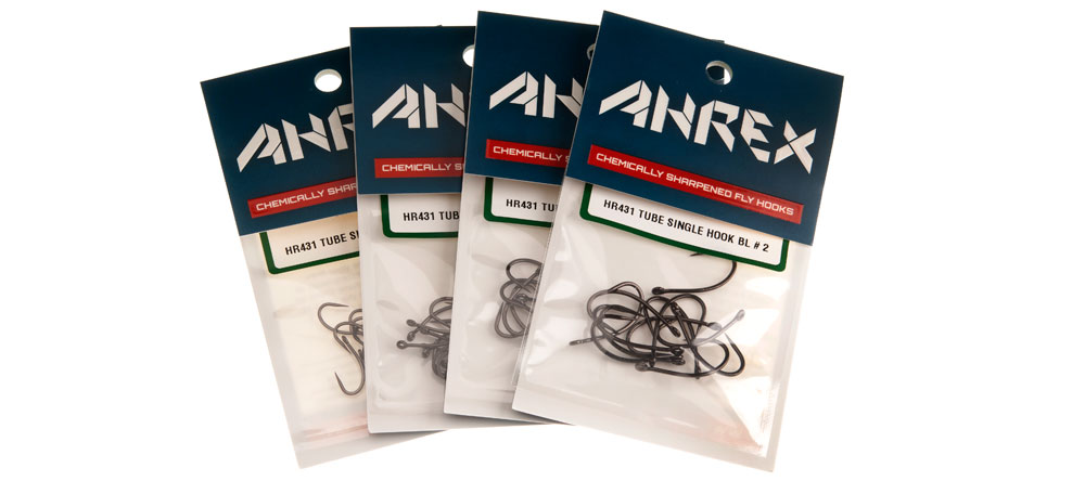 Ahrex Hr431 Tube Single Barbless #2 Fly Tying Hooks